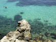 Schwimmer im Meer