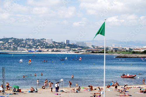 Drapeau vert