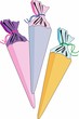Schultüte pastell