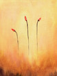 This is an abstract painting of red flowers. This is an abstract painting of red flowers.
