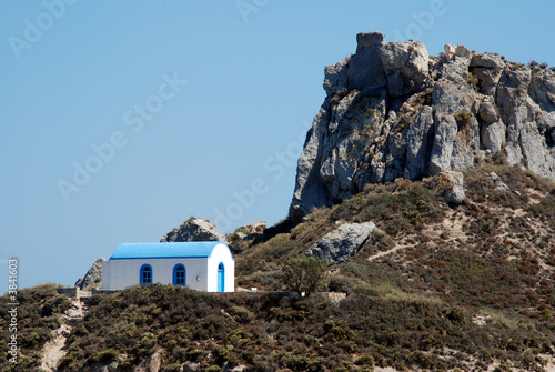 Famous chapel near the greek island Kos