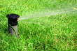 working lawn sprinkler