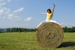 Photo: Young girl on the meadow Young girl on the meadow
