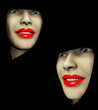 Two Red Lips Ladys 188