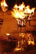 Flammenspiegelung
