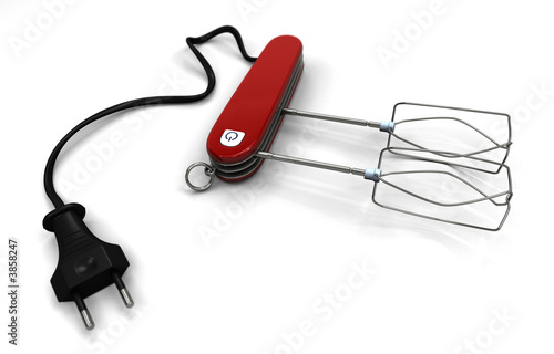 Couteau suiss batteur à oeufs