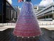 Modern fountain in Lisbon