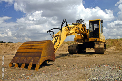 Baumaschinen, Bagger, Löffelbagger
