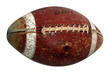 old american footbal ball isolated on white