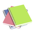 Three notebooks