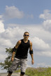 a young man on rollerblades #6