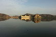 Reflections of palaces in a lake