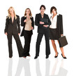 A group of young modern businesswoman 