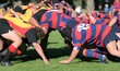 Rugby Scrum, club rugby action in New Zealand