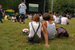 crowd on open air crowd on open air