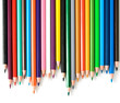 Many coloured pencils