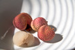 Litchi in a bowl, litchi chinensis