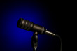 Microphone In Blue Spot