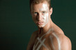 Man in body paint