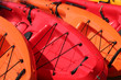 Colorful Kayaks