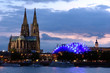 Cologne cathedral at dawn