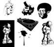 vector urban motifs/ stencils.