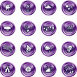 Hobbies and entertainment icon set