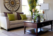 Modern tastefully decorated living room