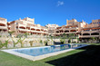 Sunny apartment block on Spanish urbanisation Sunny apartment block on Spanish urbanisation
