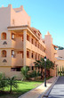Sunny apartment block on Spanish urbanisation Sunny apartment block on Spanish urbanisation
