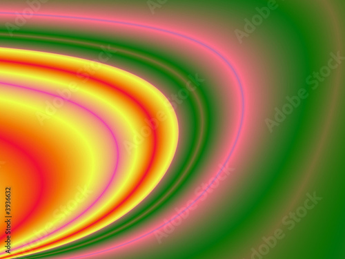 Illustration: Fractal rendition of a colorful pool back ground Fractal rendition of a colorful pool back ground