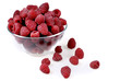 bowl of raspberries