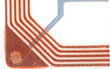 Close up pictures of a RFID tag 