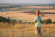 boy on the meadow
