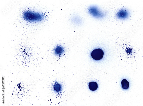 Photo: Spray can splatter design elements Spray can splatter design elements