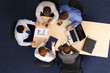 Business Meeting, five persons