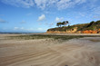 plage de l'atlantique à maree basse