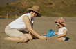 Photo: Mother and daughter on the beach Mother and daughter on the beach