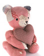 quilted bear with calico heart 1 quilted bear with calico heart 1