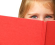 child reading a book