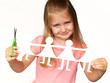 Photo: girl with paper dolls girl with paper dolls