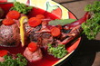 gefilte fish platter