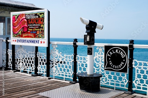 Talking Telescope on Brighton Pier