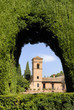 Castle in the Alhambra of Granada Spain