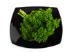 Fresh parsley. Isolated. Path.