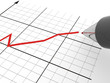 Pen with schedule. Strategy of success