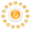 Miscellaneous multimedia vector icons