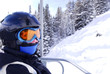 Happy skier