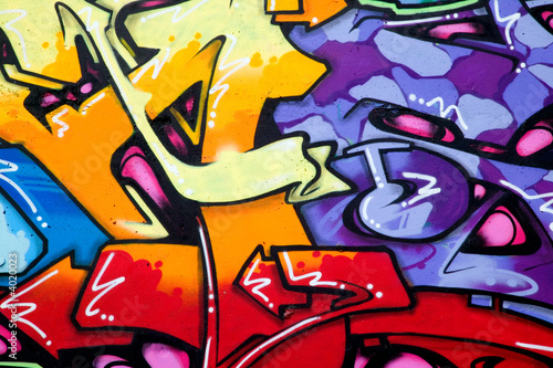 Vibrant graffiti Vibrant graffiti