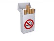 No smoking packet of cigarettes